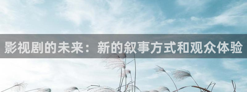 四虎影院新：影视剧的未来：新的叙事方式和观众体验
